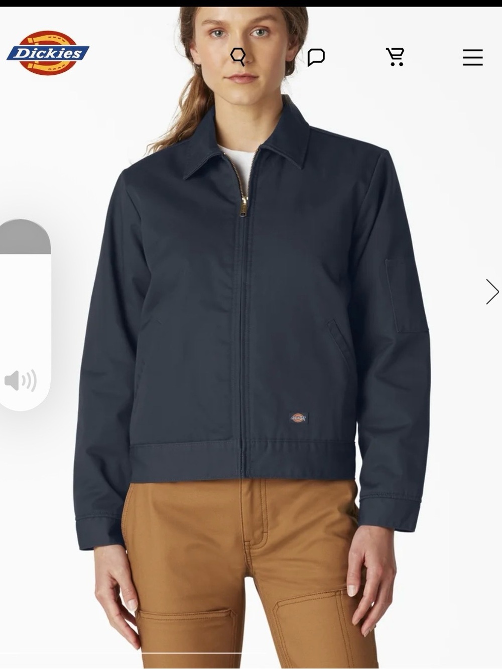 Dickies Chore Work Eisenhower Insulated Jacket Women’s M